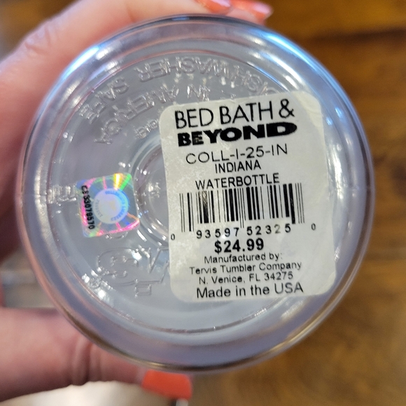 NWT Tervis Water Bottle Indiana Hoosiers 20 oz - Picture 7 of 9